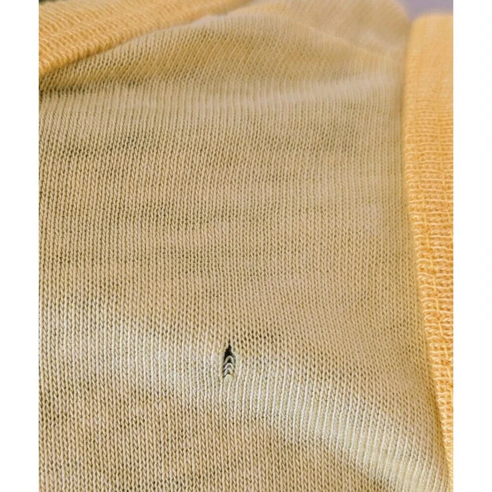 Vintage Big Shot Yellow Ringer Tank Top Small - Made in USA - Picture 4 of 7